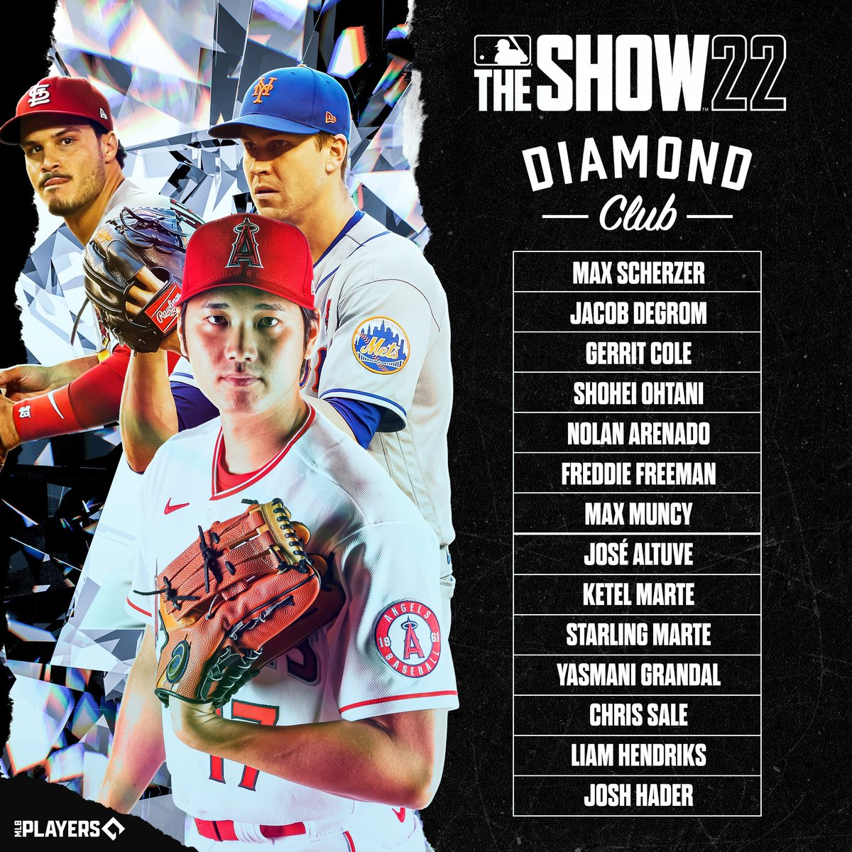 MLBGaming's tweet photo. Your @MLBTheShow 22 Diamond Club 💎💎

#22DiamondClub #MLBTheShow https://t.co/lVLRPDl2l8