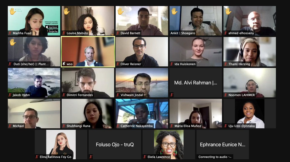 Young Founders Program - 9th Cohort launched ✅
25 founders from 8 sectors &amp; 17 countries across Africa, Asia and LatAm. We are more than excited to welcome you to the <a href="/Westerwelle_F/">Westerwelle Foundation</a> global network. 
Great Kickoff incl. Q&amp;A Session with serial entrepreneurs <a href="/wso_/">Wanja S. Oberhof</a> &amp; <a href="/MMronz/">Michael Mronz</a>.