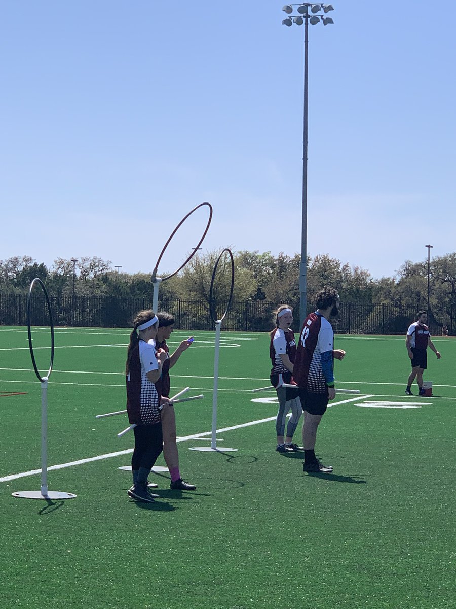 TAMUQuidditch's tweet photo. Good job team! We had a great time at the Alamo cup. Thanks @UTSAQuidditch https://t.co/GmNeause5C