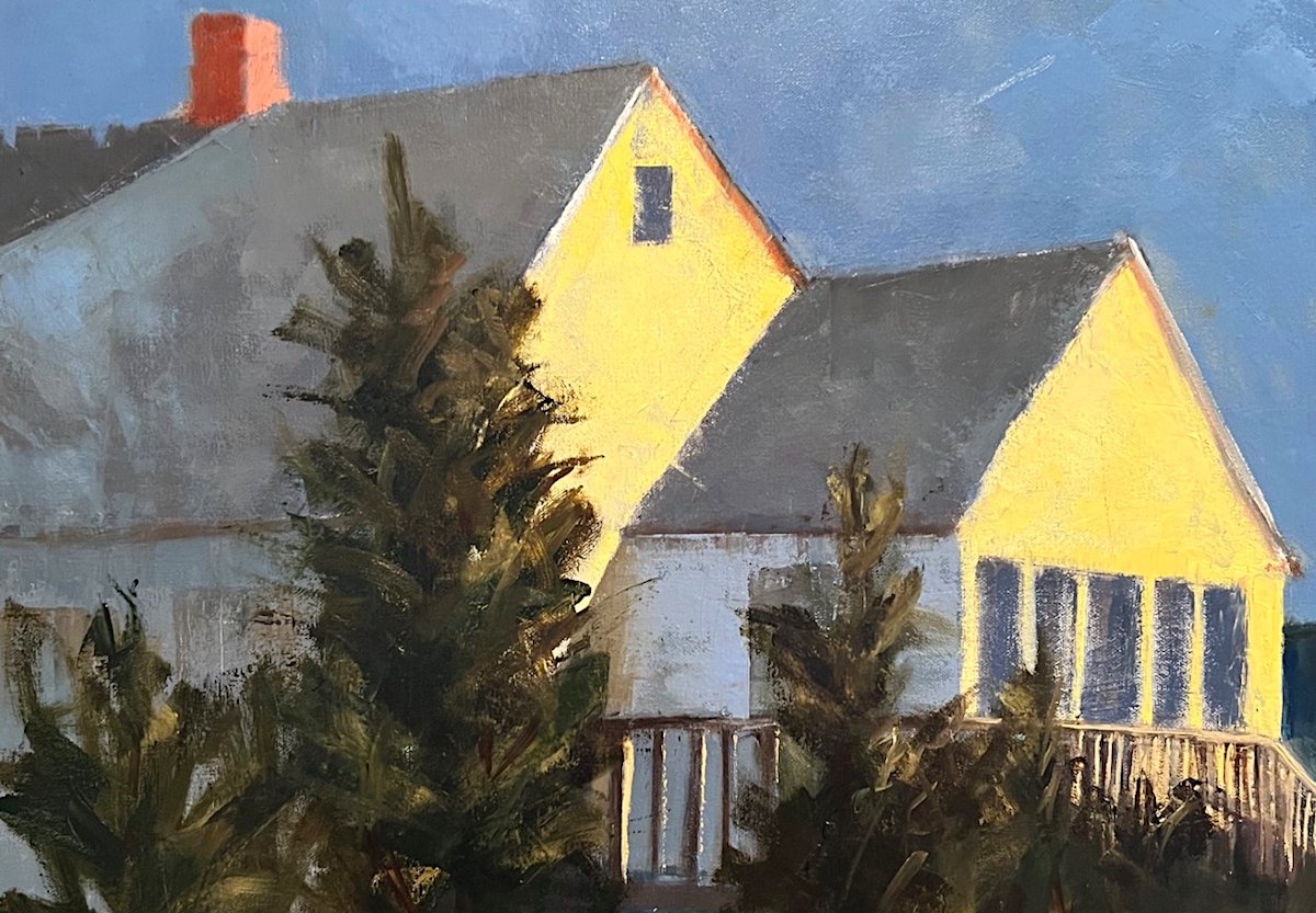 Honoring SPRING today as we introduce our April Gallery Artist Spotlight: Nancy Colella!

This luminous work is 'Sea Pine Cottage', on view now in our glass entryway.

To see more of Nancy Colella's oil paintings, visit:
ssac.org/gaSpotlight.asp