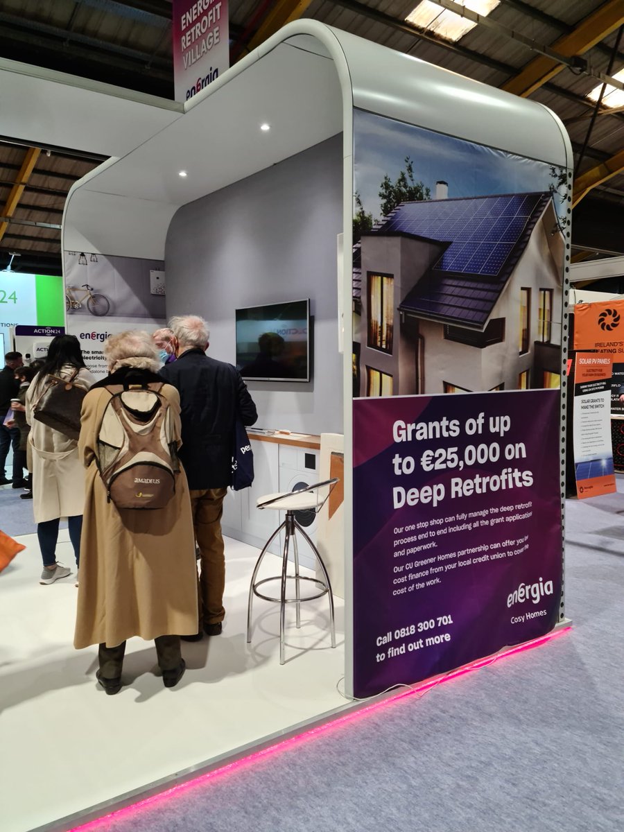 Energia Energy (@energiaenergy) on Twitter photo Itās Day 2 at <a href="/IdealHomeDublin/">Ideal Home Show</a> š Find us at stand Q30!
Donāt miss our seminar on āEverything you need to know about Deep Retrofitsā on the Mitsubishi Electric Home Advice Theatre at 2.40pm! Perfect if you have any queries on Deep Retrofits, finance or grant availability! Itās Day 2 at <a href="/IdealHomeDublin/">Ideal Home Show</a> š Find us at stand Q30!
Donāt miss our seminar on āEverything you need to know about Deep Retrofitsā on the Mitsubishi Electric Home Advice Theatre at 2.40pm! Perfect if you have any queries on Deep Retrofits, finance or grant availability!