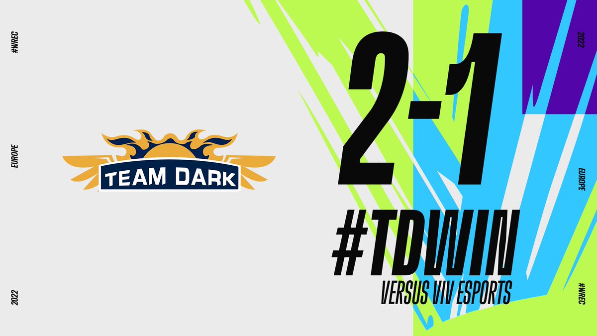 wre_emea's tweet photo. It's over:

@TD_TeamDark defeat @ViV_Esport and advance to the Lower Semifinal!
This means that ViVs #WREC journey ends here. https://t.co/9J3usHFTBW