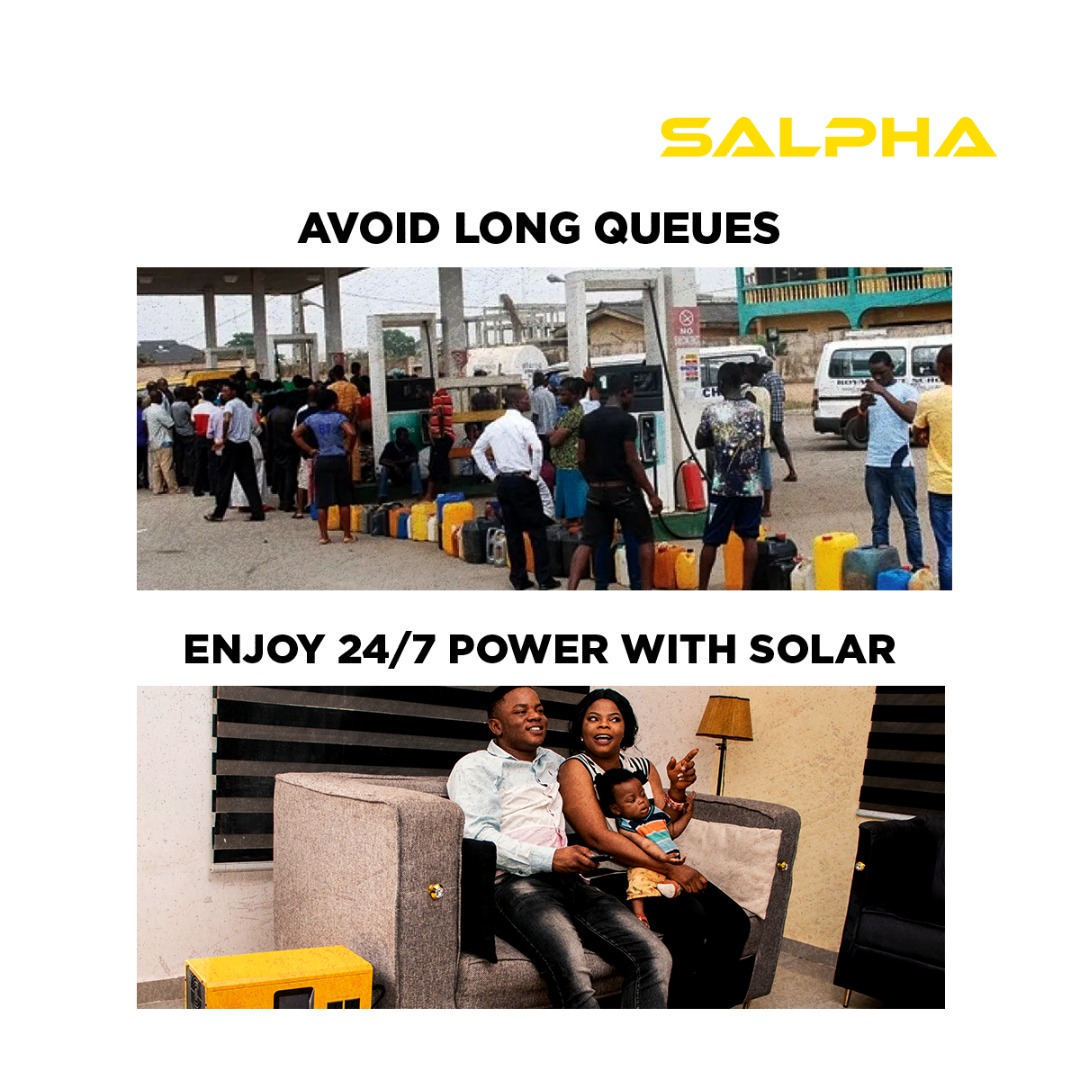 SalphaEnergy's tweet photo. Hmm you still dey go buy fuel when you suppose dey enjoy solar switch to solar and avoid the daily stress of purchasing fuel at high cost
#Salpha #salphaenergy #powerflo100 #Solar #SolarForThePeople #solarenergy #Sdgs #Mdgs #CleanEnergy #EnergyAcess #SolarPanels #Lagos https://t.co/K1lbl3AbUH