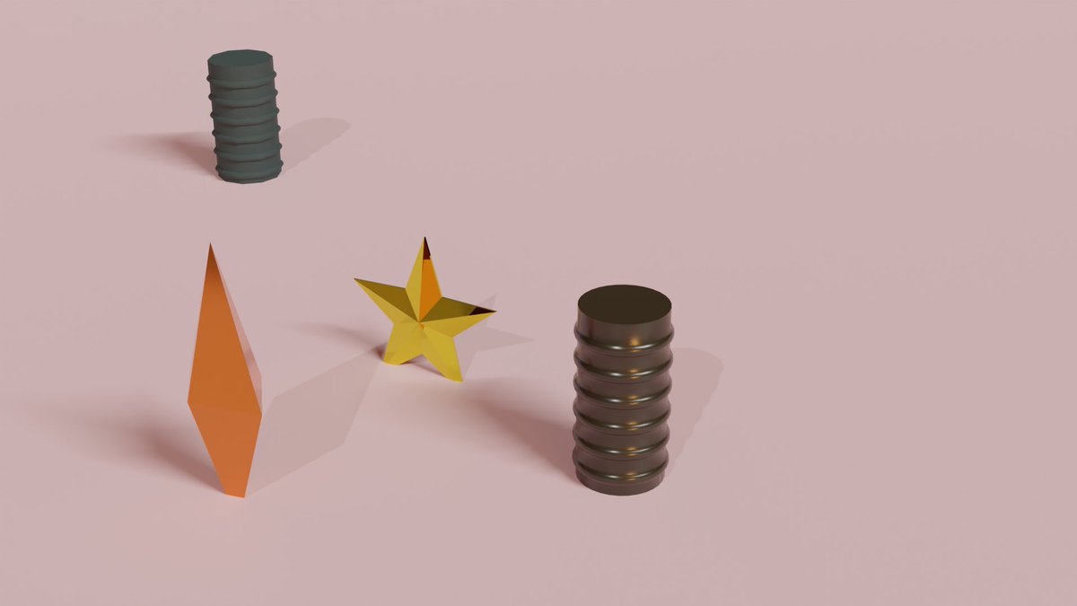 sonic_lounge's tweet photo. Blender練習日記その⑥
小物シリーズ『カギ🔑』

おもちゃのカギ感を出すために、あえて光沢無くしてみた！

#blender初心者 #鍵 #coloso https://t.co/QpNKa4xPDu https://t.co/Envu3LFLHk