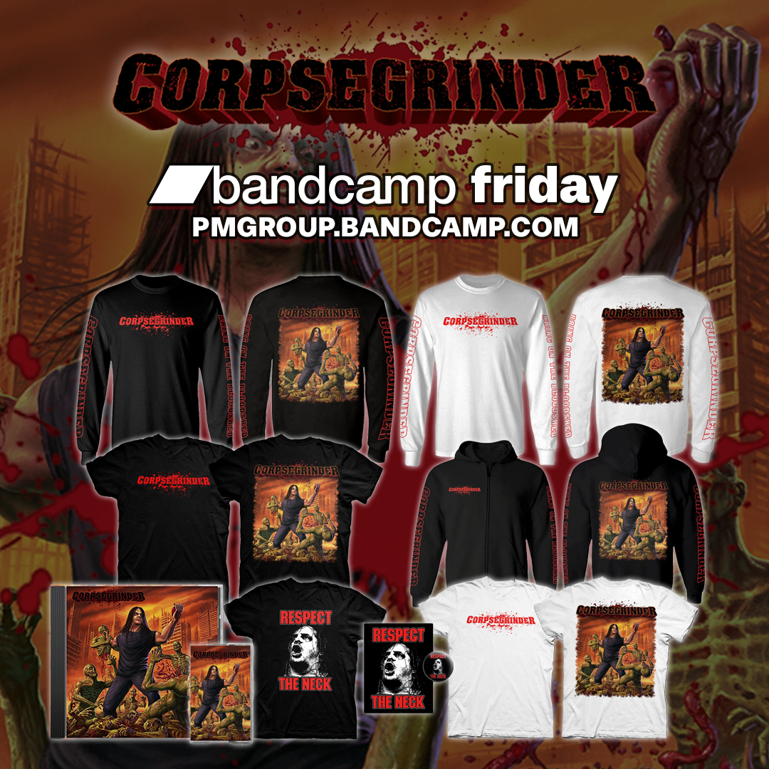 Today is #BandcampFriday, so if you want to support Perseverance Media Group and Corpsegrinder...TODAY is the day to do so because <a href="/Bandcamp/">bandcamp</a> is waiving their revenue share! Check out what’s in stock at pmgroup.bandcamp.com 

#Metal #HeavyMetal #RespectTheNeck #Corpsegrinder