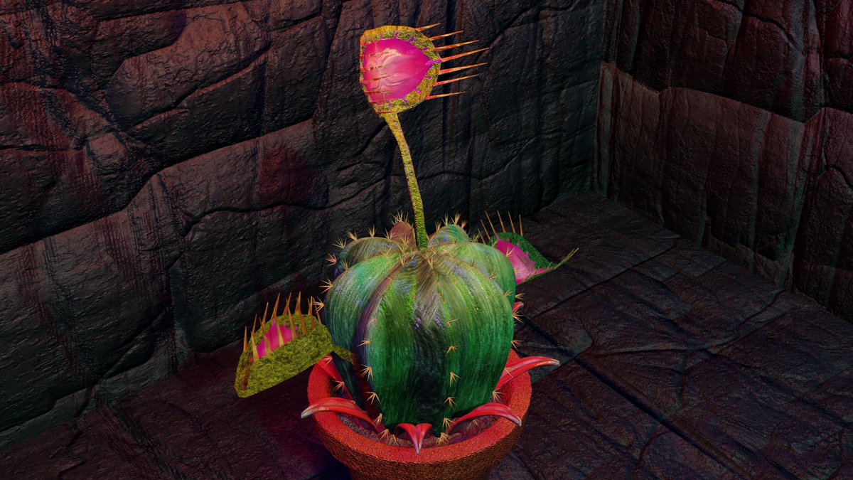 AsstPrinHarris's tweet photo. My students were challenged to create house plants from another world using Blender. Their creativity is amazing! @NISD_CTE #Blender3d #3dmodeling #NISDsuperiorCTE https://t.co/OYMRdpiZGR