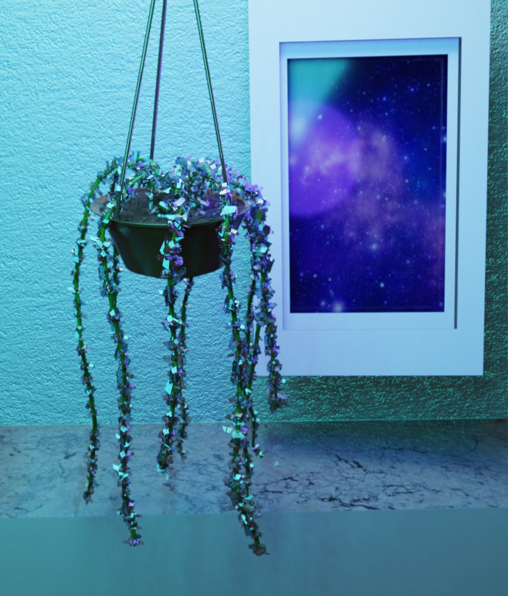 AsstPrinHarris's tweet photo. My students were challenged to create house plants from another world using Blender. Their creativity is amazing! @NISD_CTE #Blender3d #3dmodeling #NISDsuperiorCTE https://t.co/OYMRdpiZGR