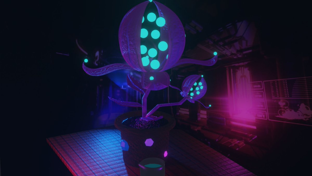 AsstPrinHarris's tweet photo. My students were challenged to create house plants from another world using Blender. Their creativity is amazing! @NISD_CTE #Blender3d #3dmodeling #NISDsuperiorCTE https://t.co/OYMRdpiZGR