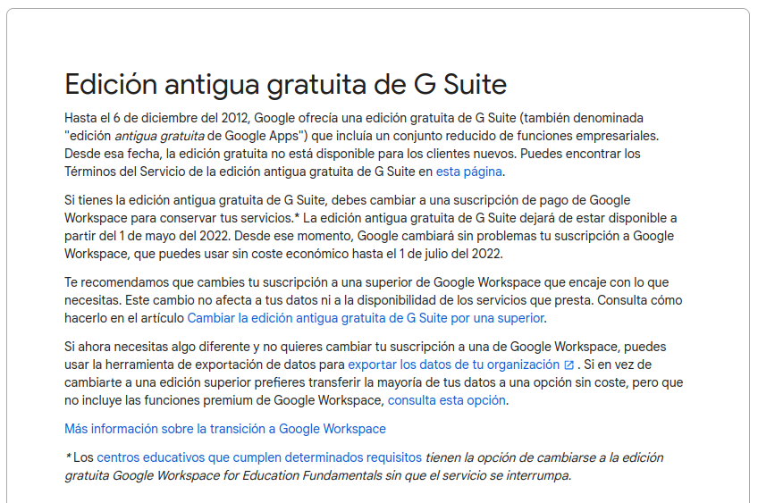 femprocomuns's tweet photo. Si fas servir #GSuite a partir de l'1 de maig hauràs de pagar-lo.
¿Pagaràs a Google 💰🤑 o t'uniràs a #SomNúvol 🤝 per compartir eines lliures mancomunades?
#fesElSalt #1deMaig
Informa't-en:
https://t.co/z5IegAbzKQ
Oficina, correu, meet, formularis, calendaris, ERP. https://t.co/h64IpHX55x