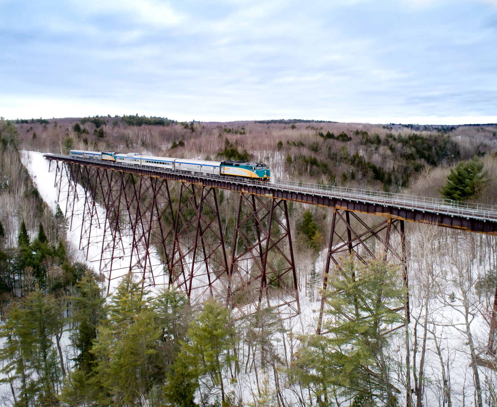 VIA Rail Canada on Twitter "A trestle bridge is composed of short