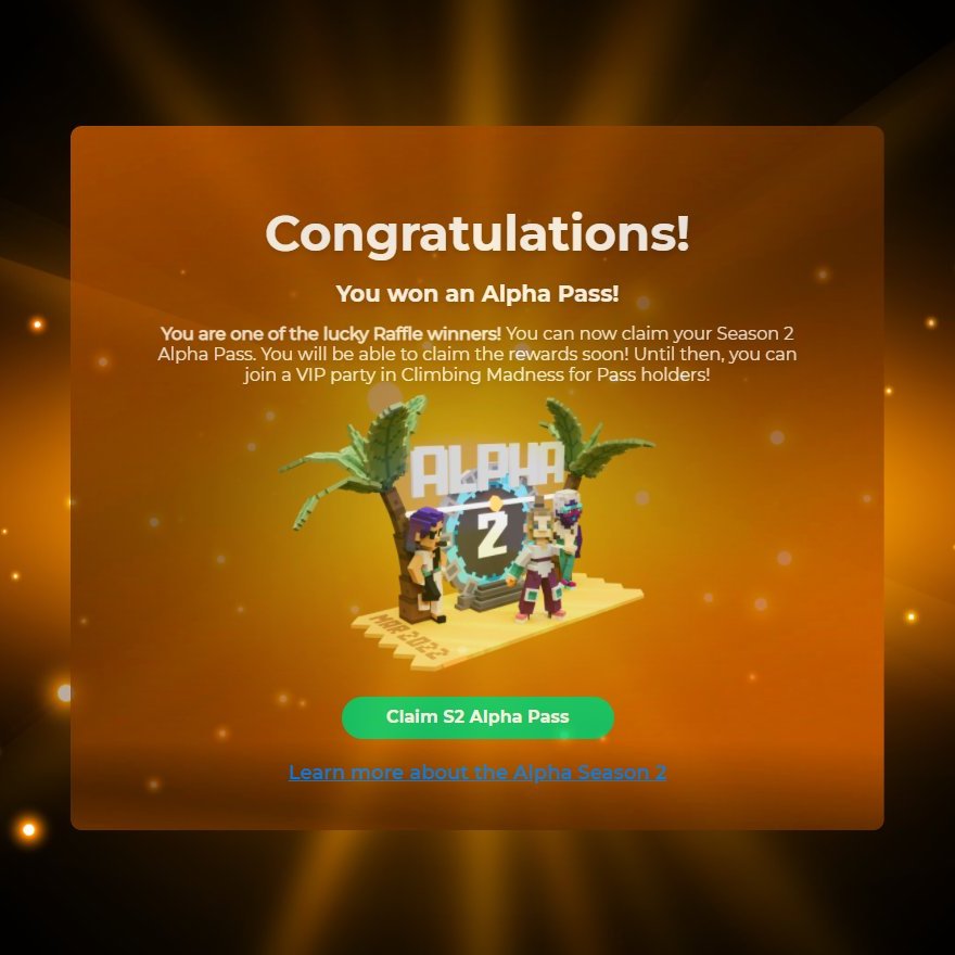 borgetsebastien's tweet image. Who&apos;s been lucky and won a Season 2 Alpha Pass?

Check now sandbox.game/en/season/rewa…
 
#SandboxAlphaS2