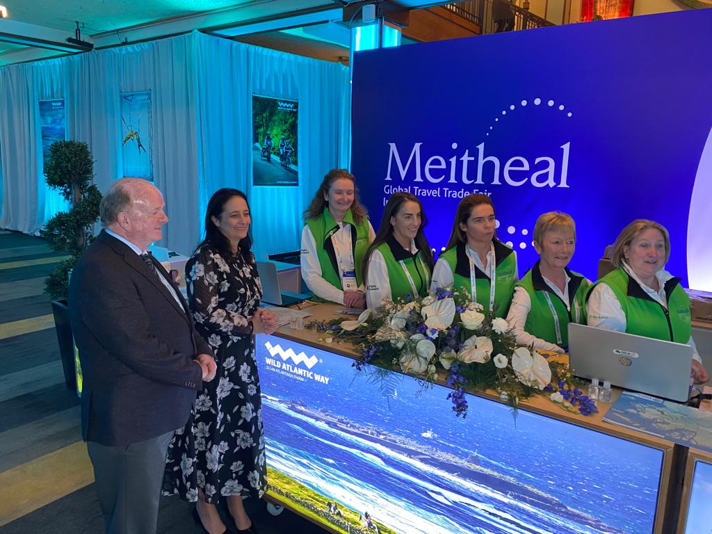 cathmartingreen's tweet image. Last day of #Meitheal2022 in Kerry today

Our Irish reps have done a fantastic job across the event pitching to international buyers

Reports are strong -2023 and beyond looking positive for bookings 💪