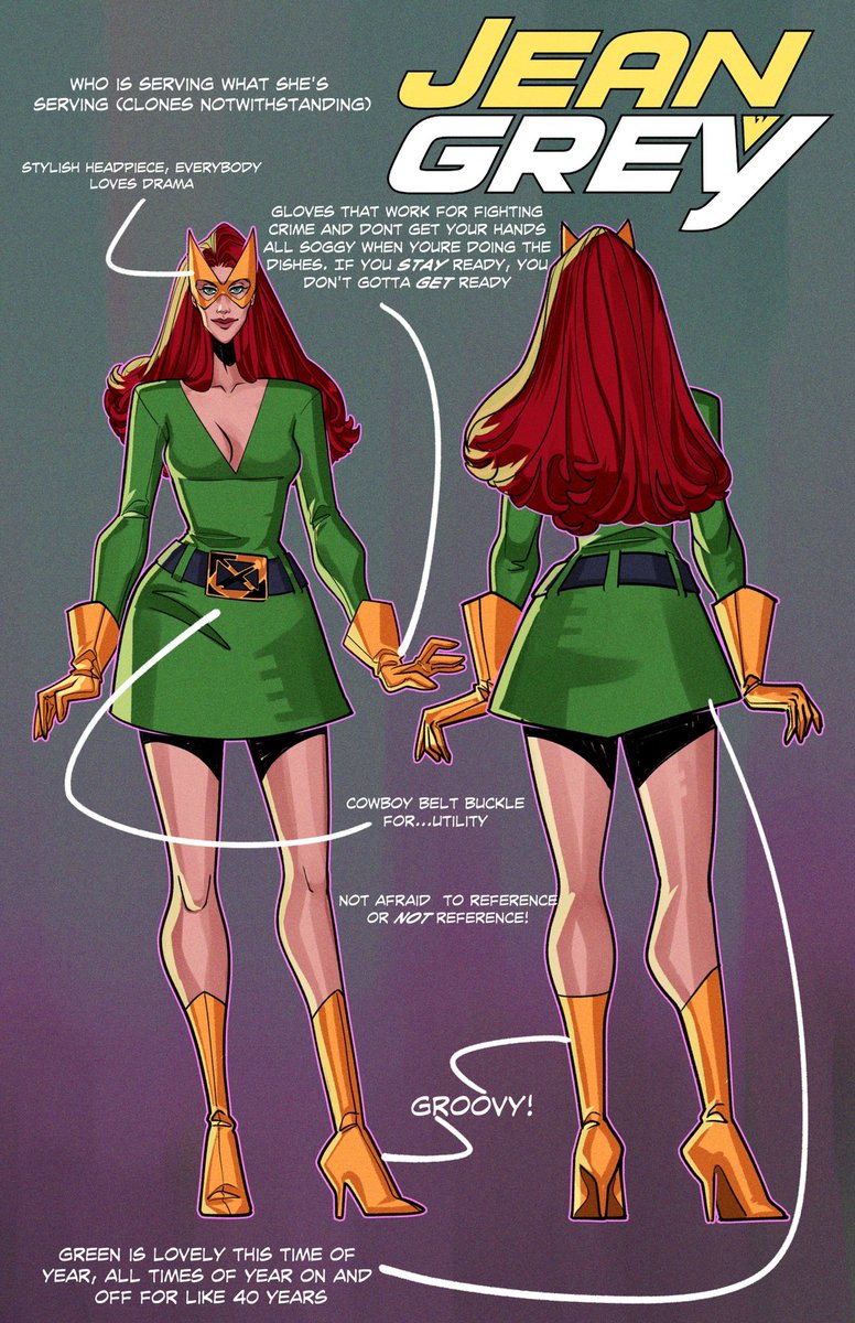 knifesystem's tweet photo. The Redesigning X-Men team really popped off wig snapped this month with a ton of totally new, fresh takes for some girl, I don’t remember her name

Check out everybody’s designs in the article below! ⬇️⬇️⬇️ https://t.co/2bJP7SeANN