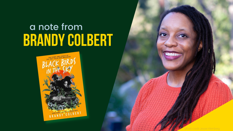 OIF's tweet photo. When critically acclaimed #bannedauthor @brandycolbert was invited to a school for #AfricanAmericanReadIn during #BHM, she never imagined that they would find her book about the Tulsa Race Massacre to be “too controversial.” #IntellectualFreedom #Freadom

https://t.co/nFo5tH0bya https://t.co/sxOuqqDaLg