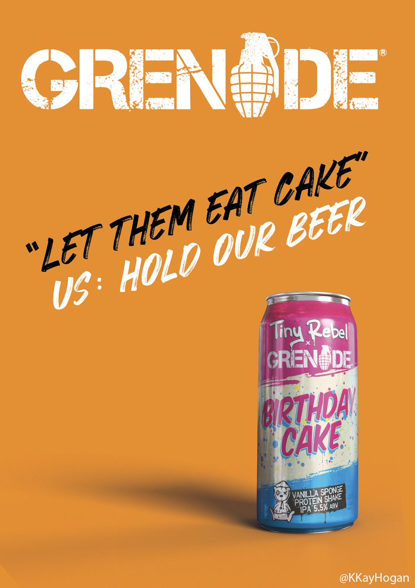 KKayHogan's tweet photo. One Minute Brief of the Day: Create posters to announce the opening of @GrenadeOfficial’s very first Protein ‘Bar’ #TheGrenadeBar @OneMinuteBriefs https://t.co/Xq37UnPUWJ