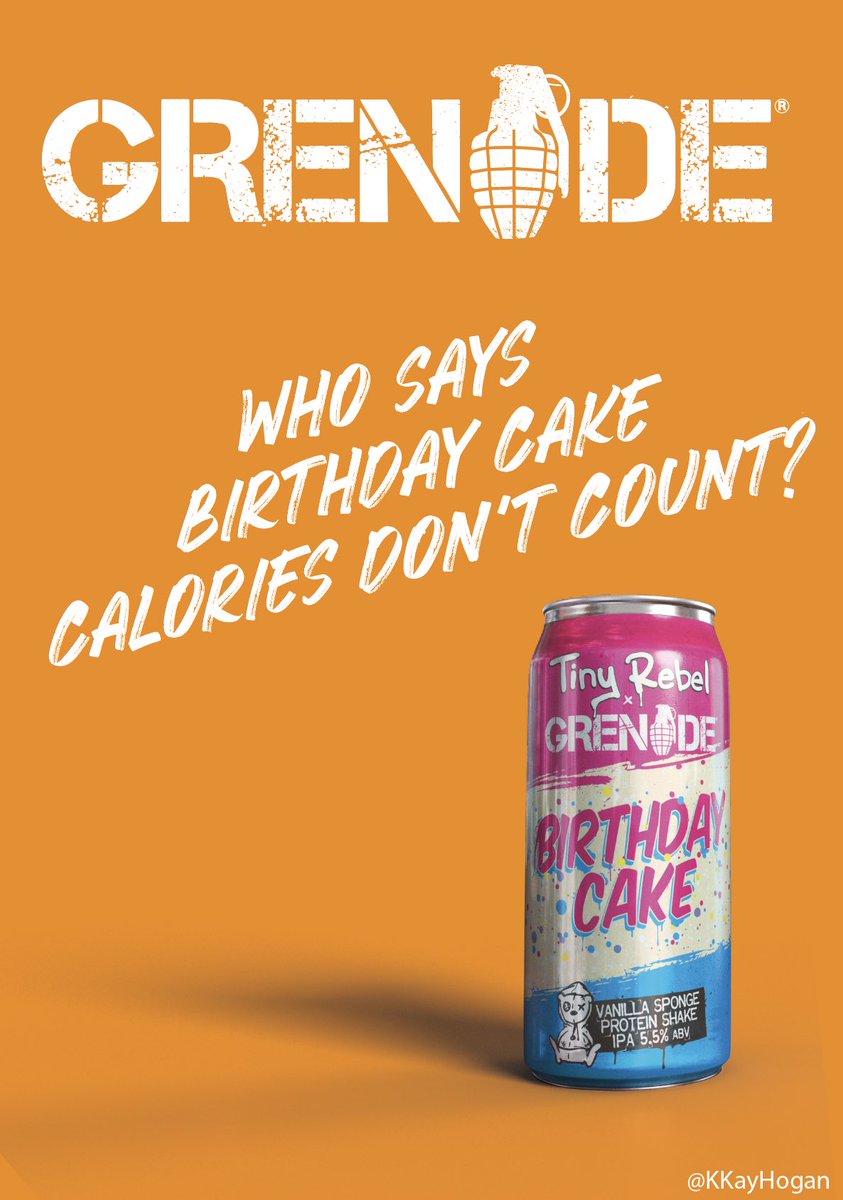 KKayHogan's tweet photo. One Minute Brief of the Day: Create posters to announce the opening of @GrenadeOfficial’s very first Protein ‘Bar’ #TheGrenadeBar @OneMinuteBriefs https://t.co/p30BRE4Igq