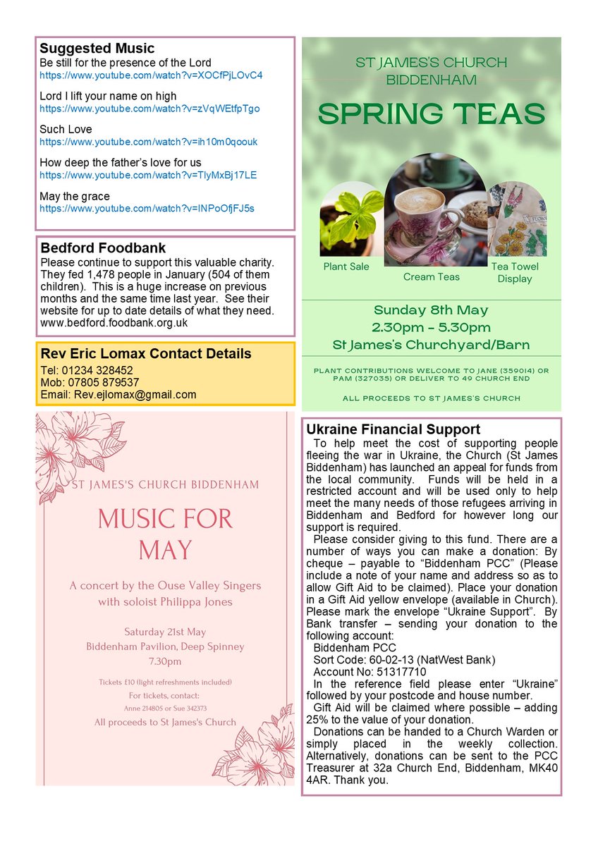 BiddenhamChurch's tweet image. Our service times are changing - see below for details.  Come and join us!