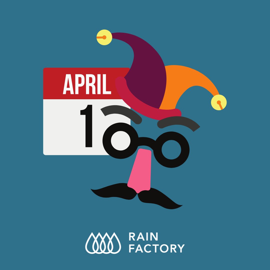 rainfactoryinc's tweet photo. Brace yourselves! The pranks are coming...
What’s your brand doing to engage your customers today? 👀
#Rainfactory #AprilFools #AprilFoolsDays https://t.co/aRwmhTpNzp