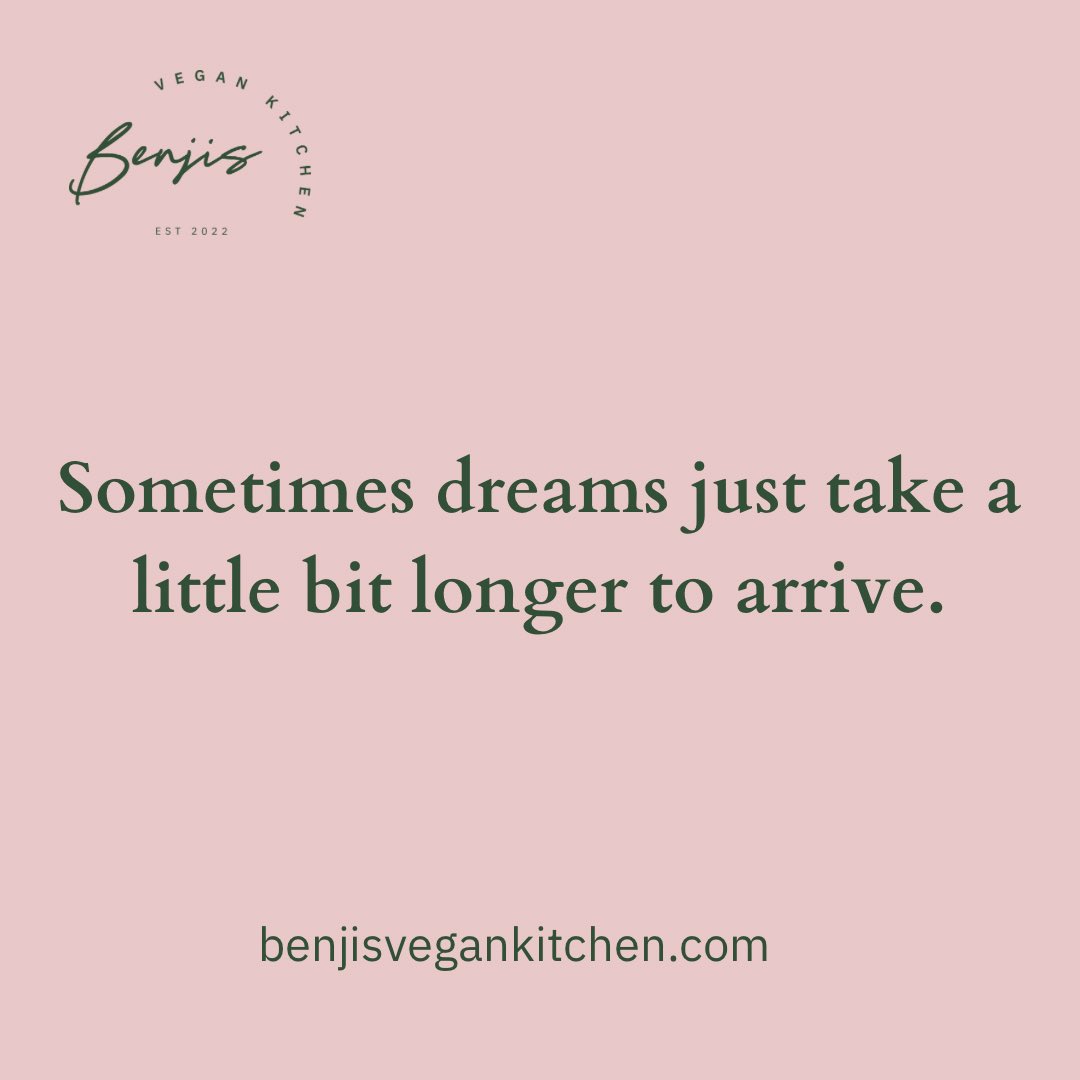 BenjisKitchen's tweet photo. Sometimes dreams just take a little bit longer to arrive.

Unfortunately we’ve hit a a few obstacles onsite, which has halted work in bringing you Benji’s Vegan Kitchen. Nobody is more gutted than me, trust me. https://t.co/fGVX6eotWZ