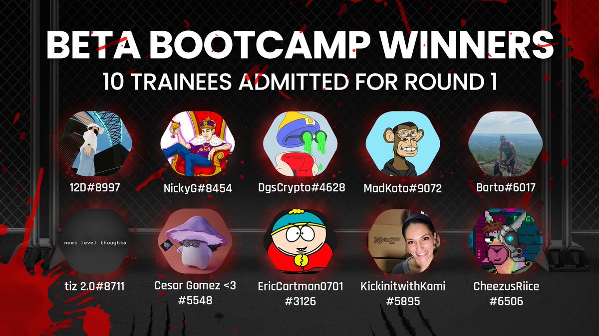 UndeadBlocks's tweet photo. Congrats 🎊 to the first week's chosen Beta Trainees! They will be the first to play our game and give us feedback before the Closed Beta for ALL Armed Survivors in the end of April! 

New Trainees will be admitted every week so get ready! 
RT if you want Early Beta Access ⛺️ https://t.co/1XPcIjV2u0