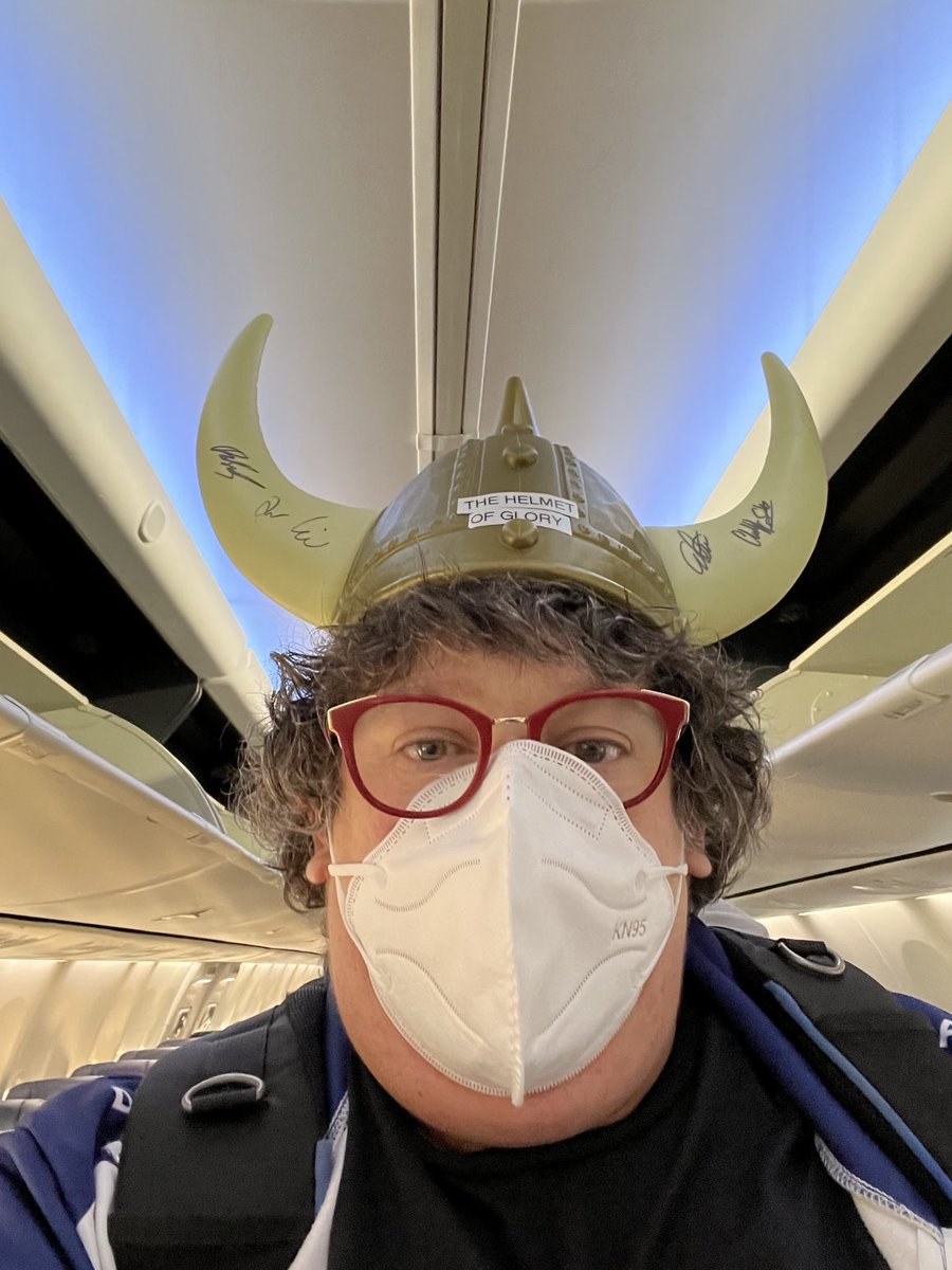 MaxwellMaria's tweet photo. The horns are in Vegas baby https://t.co/W8J5XYJuMA