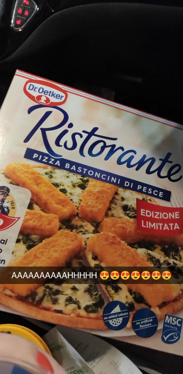 Ich liebe es, es ist so fantastisch 😍
<a href="/an_dy_wand/">Knifften-Alfred</a> ist für mich ein absoluter Held 🥰
#Fischstaebchenpizza