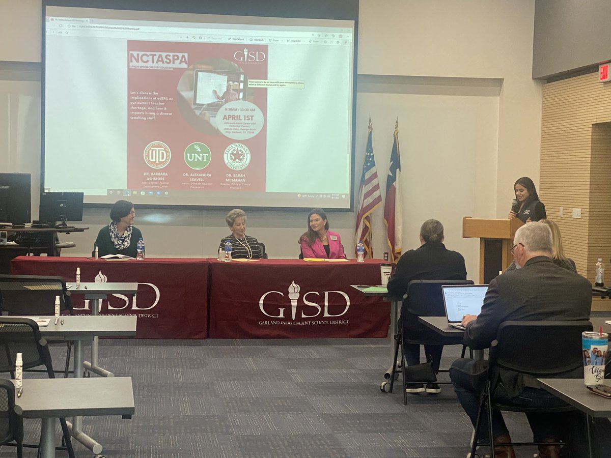 GarlandISD_HR's tweet photo. We are thrilled to host the NCTASPA April meeting in GISD today, highlighting our amazing @GR_CTC campus! @TASPA3 @gisdnews https://t.co/gcFEqXBTdA