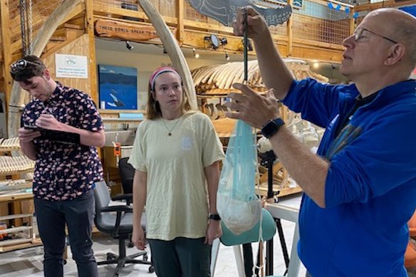 _CMAST's tweet photo. Last week, NCSU Semester@CMAST undergraduate students participated in a field course titled, Natural History of Coastal NC.  The purpose of the week-long course, taught by Dr. Vicky Thayer, was to introduce students to native NC barrier island and estuarine flora and fauna. https://t.co/FxhT3QGNeD