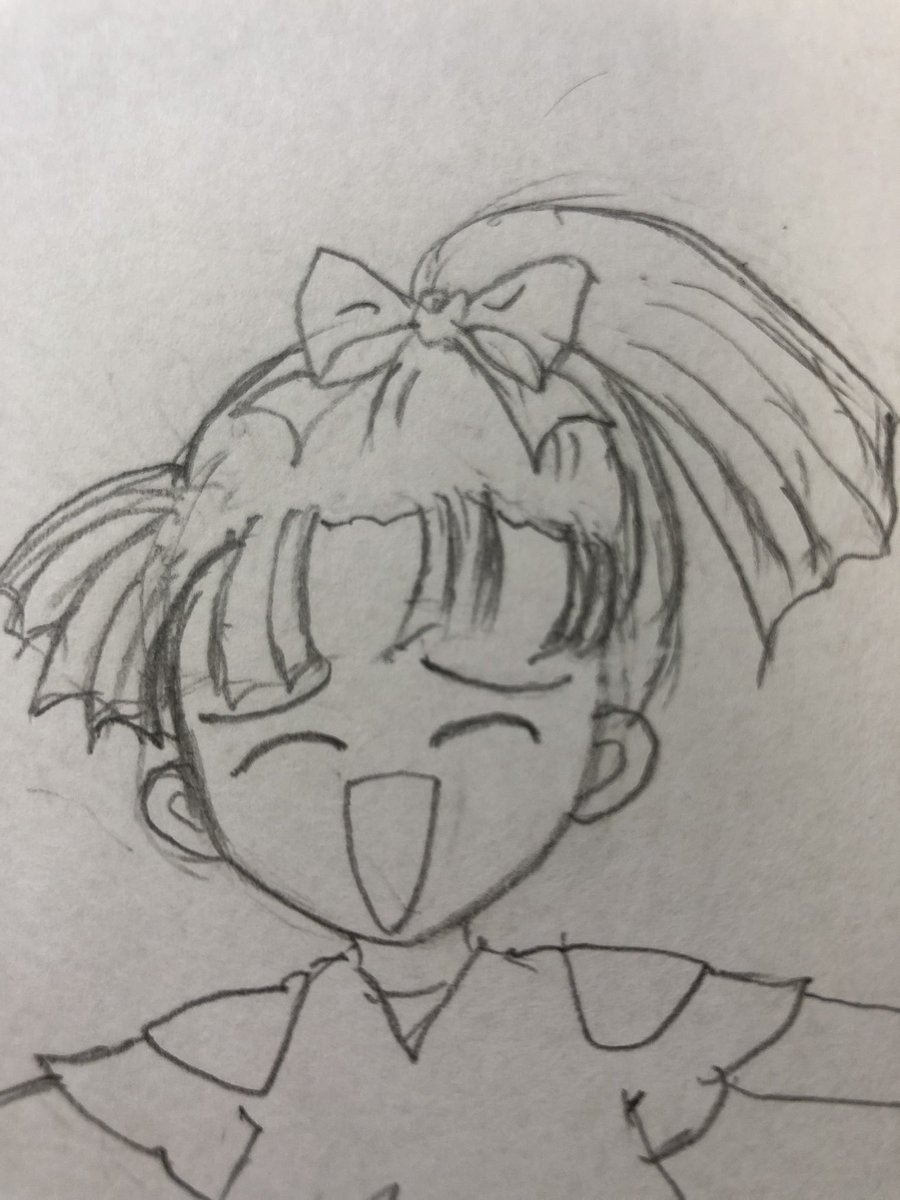 ヒミコ、お誕生日おめでとう🎁🎂🎉
チョココロネでお祝いは出来なかったけど、焦って描いた手描きでお祝い🥂
絵心なくてごめんなさい🙇‍♀️
#忍部ヒミコ 
#魔神英雄伝ワタル
#忍部ヒミコ誕生祭2022
#忍部ヒミコ生誕祭2022