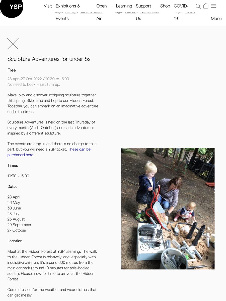 Thank you <a href="/YSPsculpture/">Yorkshire Sculpture Park</a> for always being #inclusive -what a great start to our campaign this month just showing our children doing ‘normal’ things #DayInTheLife <a href="/KoalaaCommunity/">Koalaa Soft Prosthetics</a> <a href="/IAMPOSSIBLEFdn/">The IAMPOSSIBLE Foundation</a> I’ll be bringing Tommyd and LJ to this <a href="/EmmSpe/">Emma Spencer</a>