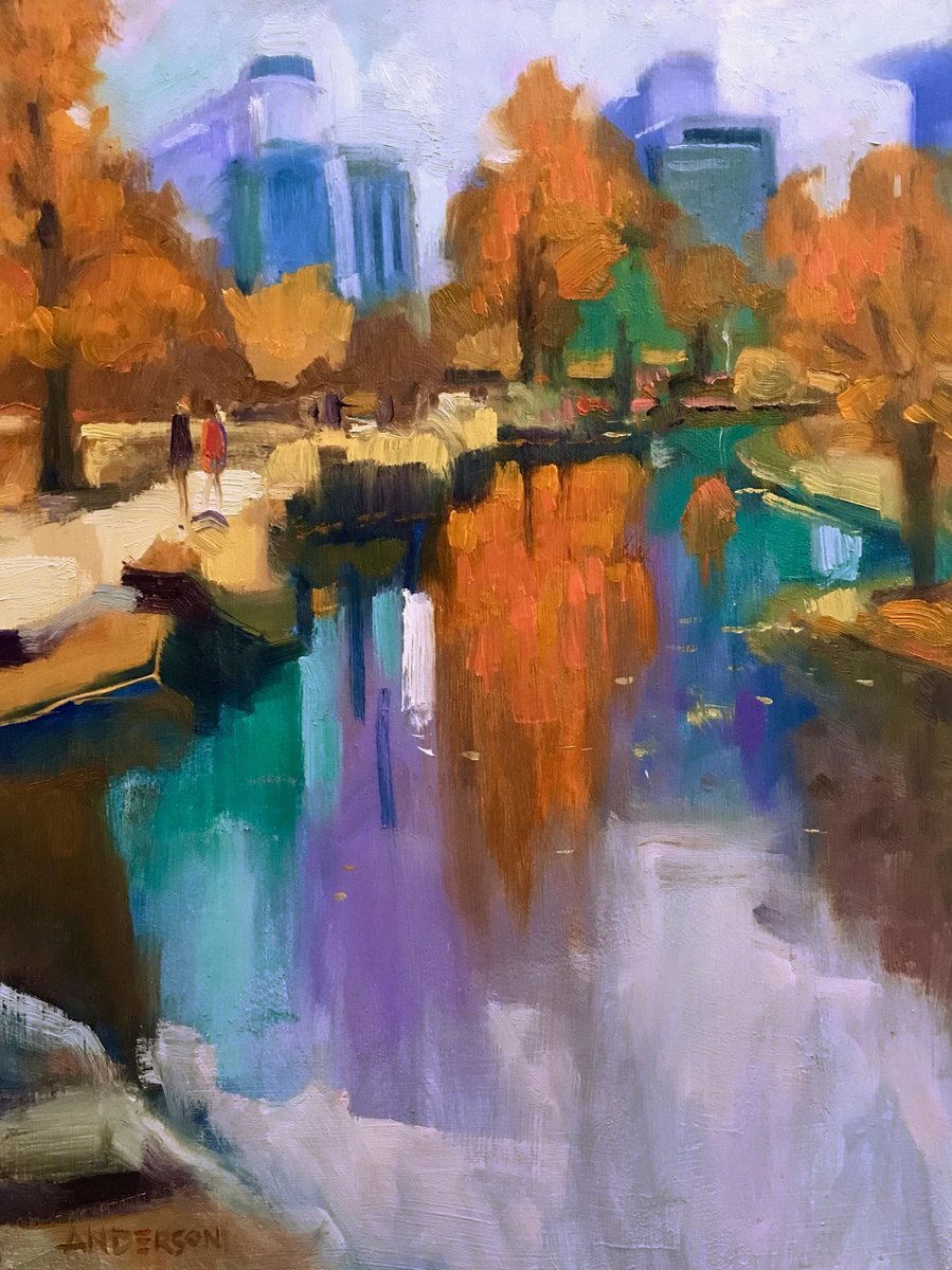 mandersonstudio's tweet image. Urban Landscape oil 14x11 2021 Thank you to St louis Artists' Guild for including my painting in Visions of the American Landscape exhibition, Apr 8 -May 7 #landscapepainting #art #StLouis #forestpark
