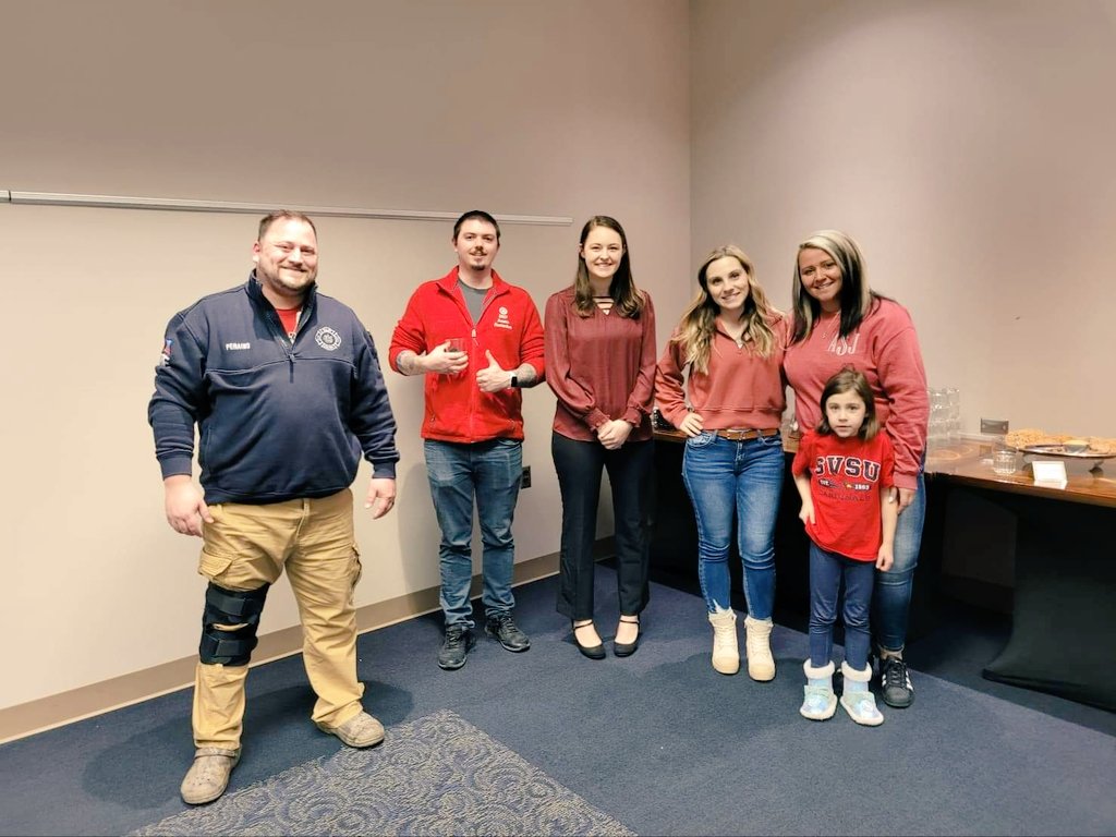 AngelaStrobel7's tweet photo. Thank you to the Saginaw Valley Criminal Justice Society for hosting the alumni meet &amp; greet event! https://t.co/yBuzMmDVgh