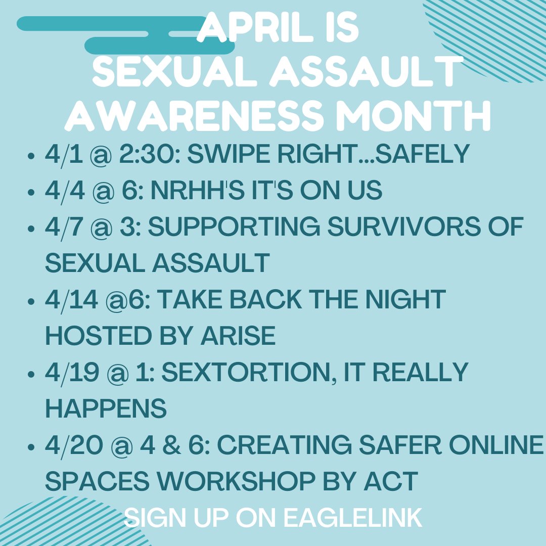 Help us spread awareness on this issue and come to as many events as you can
