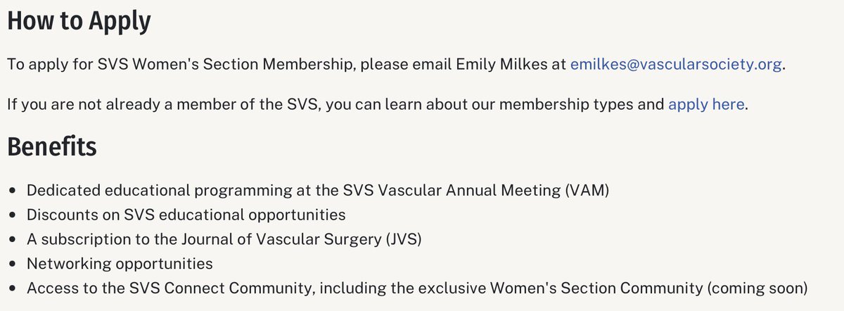 YangYang_MD's tweet photo. Coming out of my Twitter hibernation to encourage everyone to join the @VascularSVS Women’s Section! It’s as easy as sending an email. I’m looking forward to seeing everyone during the Women’s Dinner at VAM! https://t.co/DU8lxakr6b