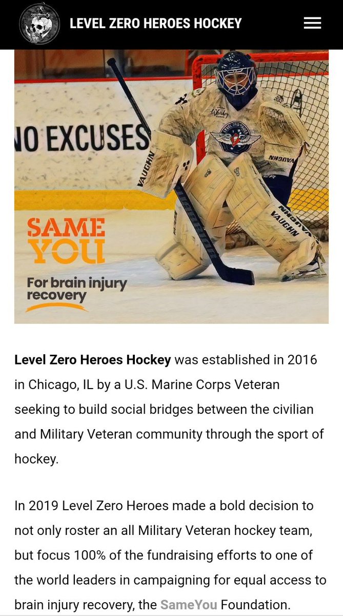 Doing great work ✨ Go give a levelzeroheroeshockey a follow on instagram 👍 #SEALteam  #BrainInjuryAwarenessMonth  #BrainInjuryRecovery #SameYou 

instagram.com/levelzeroheroe…