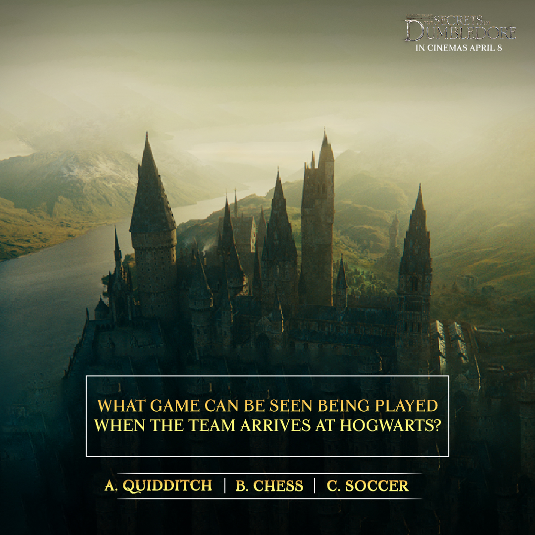 WarnerBrosIndia's tweet photo. 𝓠𝓾𝓮𝓼𝓽𝓲𝓸𝓷 5 of The #SecretsOfDumbledoreContest . 

Follow the rules and get all the FIVE answers right, and stand a chance to win premiere passes or the iconic Dumbledore Wand!

#WarnerBrosIndia #FantasticBeasts #SecretsOfDumbledore https://t.co/dipOkKUSUg