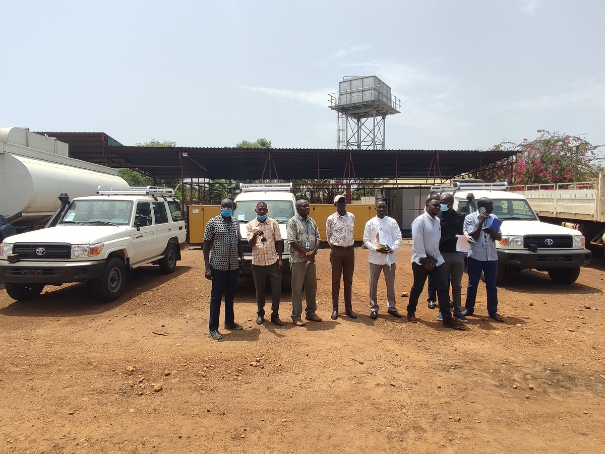 IOMSouthSudan's tweet photo. To support social cohesion and promote early recovery efforts in Yei, Lainya, Morobo, and Kajo-Keji counties, @IOMSouthSudan handed over 3 vehicles and 10 motorbikes to its consortium members @CEPO, Finn Church Aid, @SpedpS, &amp; Whitaker Peace and Development Organization. 
#RSRTF https://t.co/d234BPIpKi