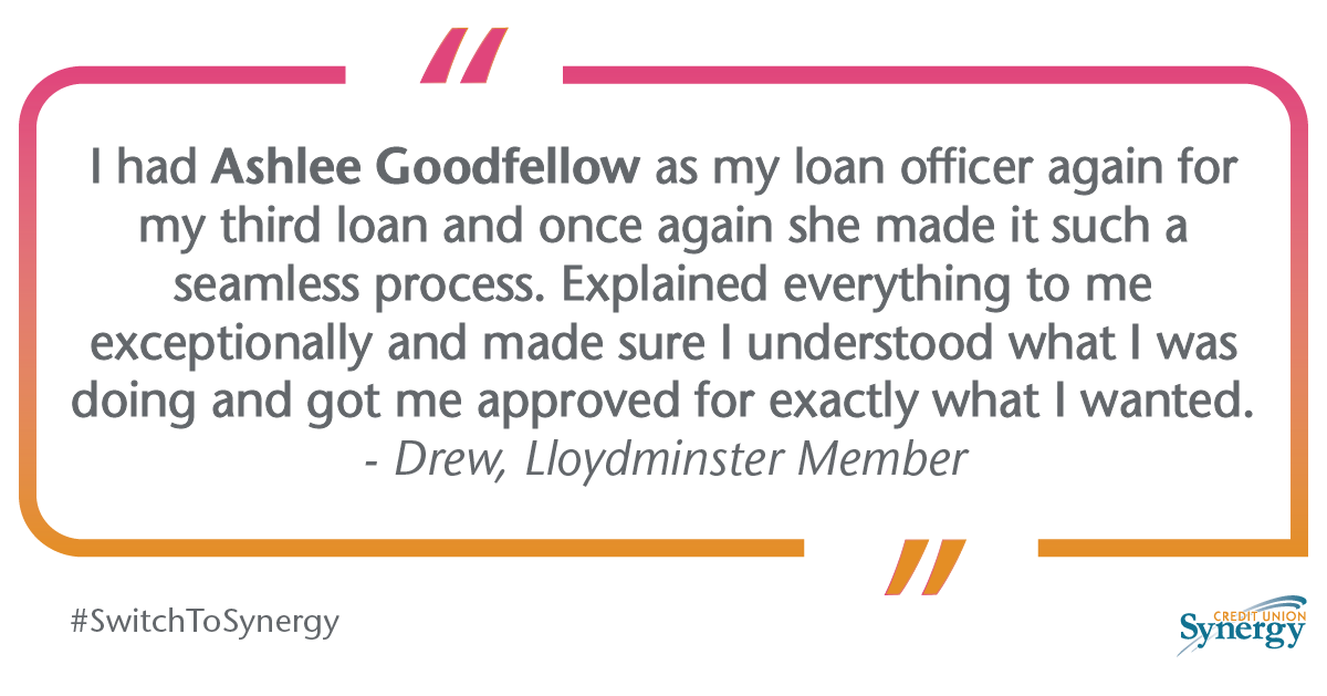 Synergycu's tweet photo. We'd love your feedback! We're always striving to deliver exceptional member service.
Check out reviews from our members and tell us about your experience: https://t.co/aUWNcpHhPh
#member #memberowned #review #onlinereview #switchtosynergy #lloydminster #yll https://t.co/tGfayjDJjr