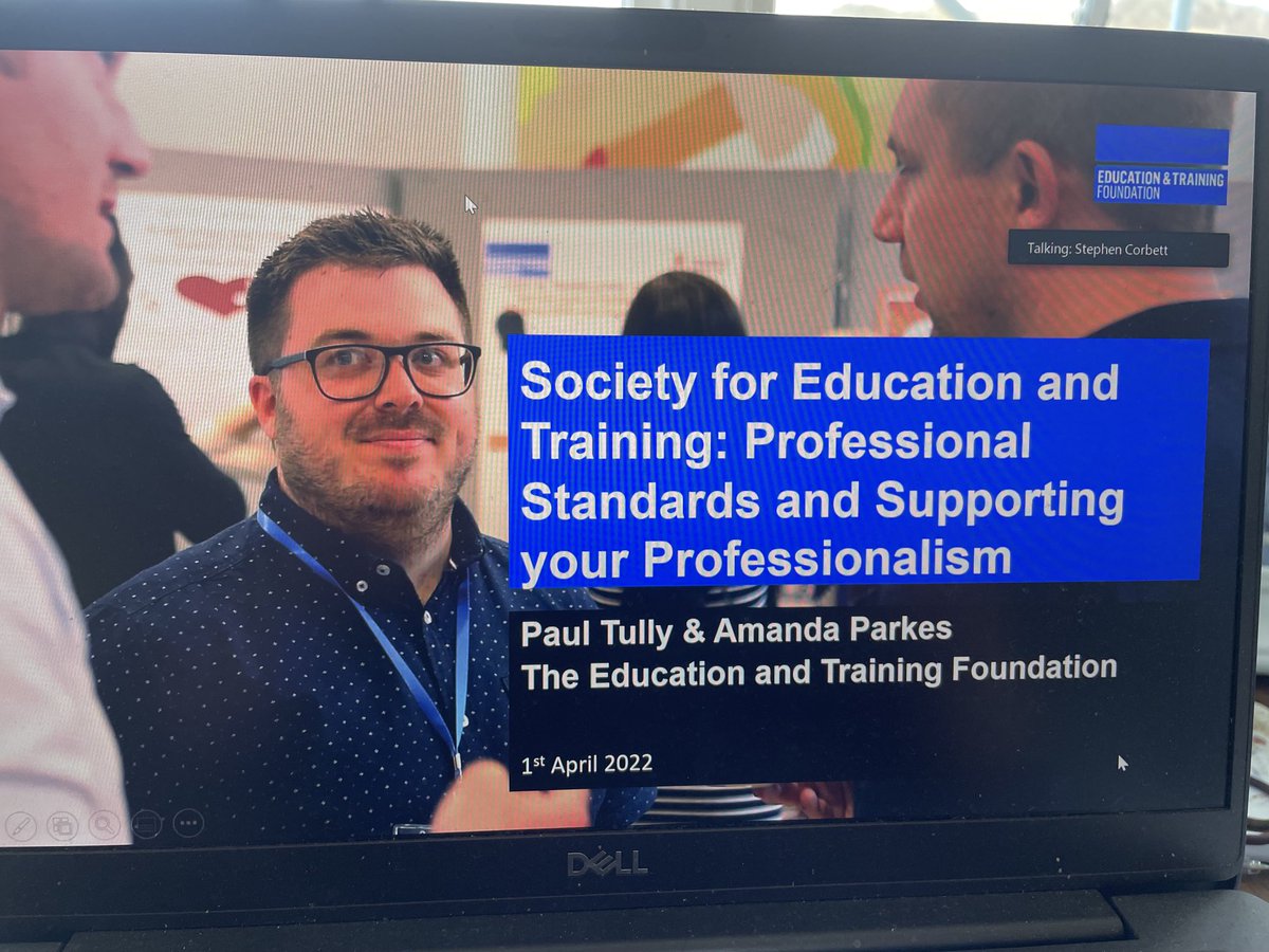 Great to be hearing from ⁦@E_T_Foundation⁩ ⁦@SocietyET⁩ colleagues ⁦@FurtherForces⁩ Spring Teaching & Learning Conference -exploring professional standards & supporting professionalism throughout the FE & training sector #ETFsupportsFE #TCOP ⁦@TeachinFE⁩