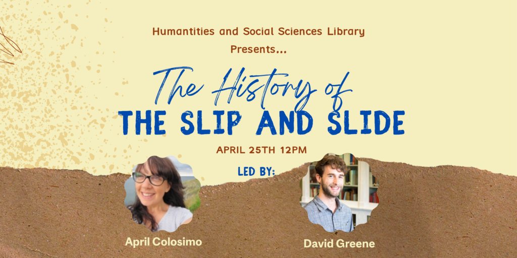McGill_Rare's tweet photo. New Workshop coming soon from our colleagues at #HSSL @McGillLib announce a new workshop coming to HSSL: The History of the Slip and Slide ™  https://t.co/xczQh8WYSy https://t.co/jYTBNUtgNT