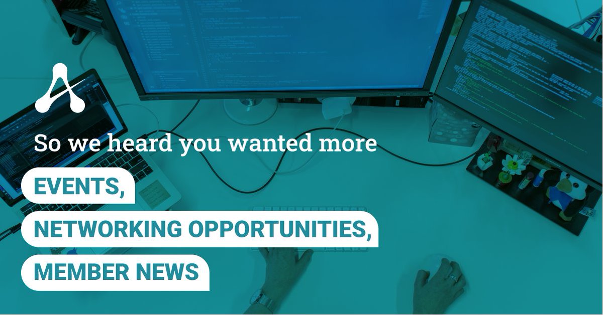 AlbertaIot's tweet photo. We asked what our membership wants to hear more about and two items stood out:
➡️ Events and networking opportunities
➡️ Member news
So this month you can count on just that... ⬇️
#AlbertaIoT #emergingtechnologies #digitaltransformation https://t.co/xHnnNjIzXt