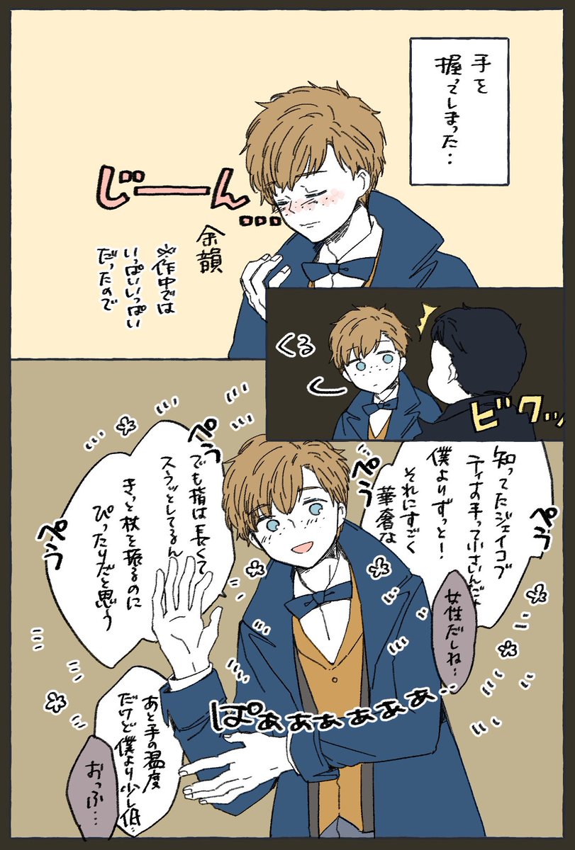 観察大好きスキャマンダー先生
(FB1後のニュート)
※ニューティナ 