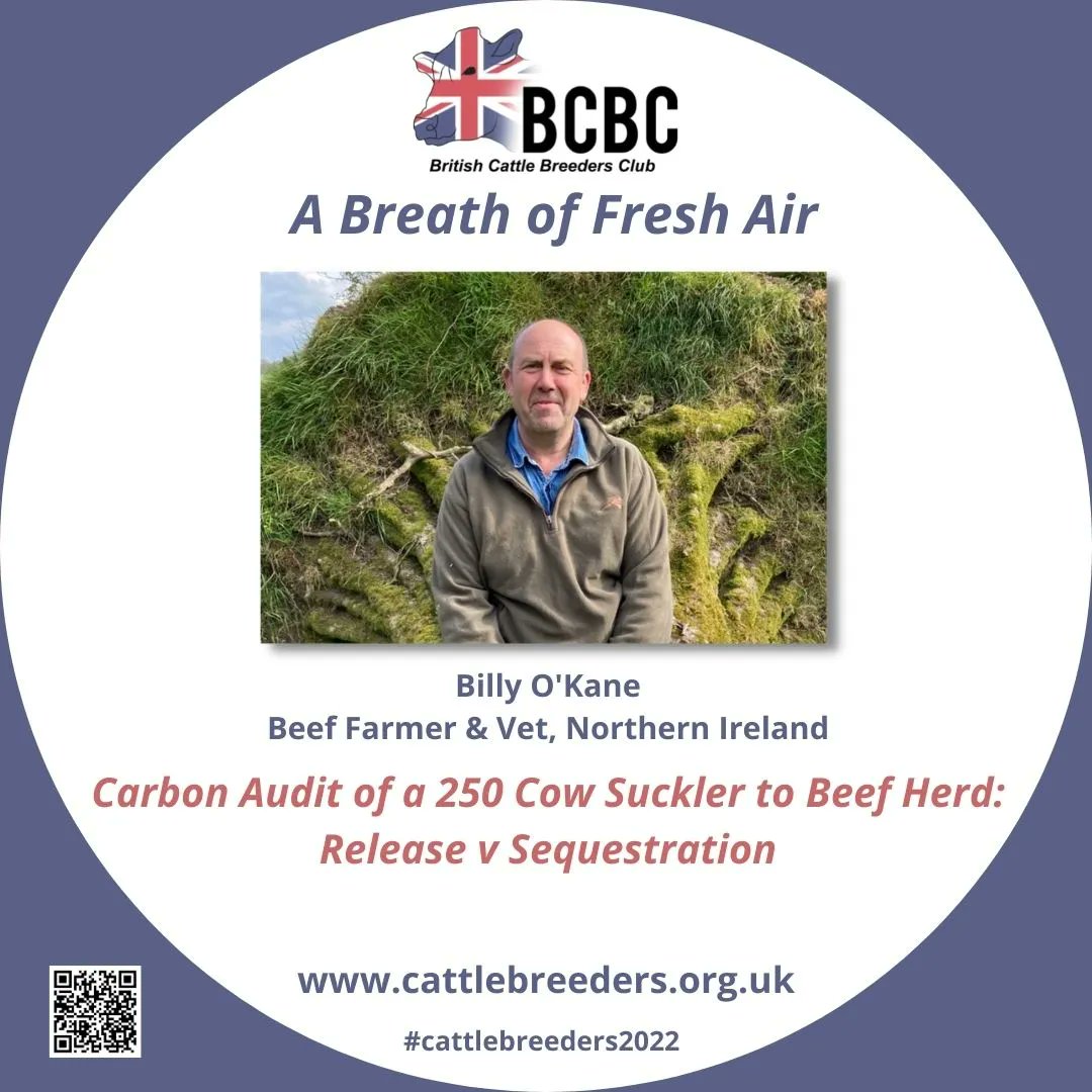 CattleBreeders's tweet photo. “Cattle farmers are not the cause of climate change, but we can play a very big part in kick-starting the solution,” said @Carbon_Farmer #BCBC22, when explaining his recent Carbon Audit findings https://t.co/8aB73GvIqb #cattlebreeding #climatechange #carbonaudit #teambeef https://t.co/tltbtMDrdg