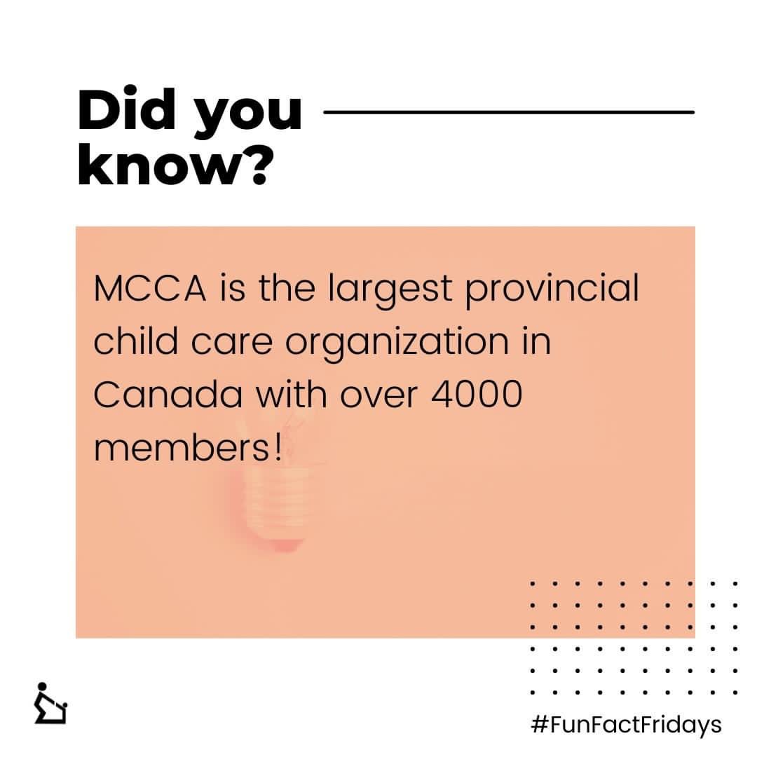 MCCAHOUSE's tweet photo. Want to learn more about MCCA? Introducing Fun Fact Friday! Every Friday, we will be posting information about MCCA that you may or may not know about the organization. #FunFactFriday #ECEsAreEssential https://t.co/04H0ToTOpT