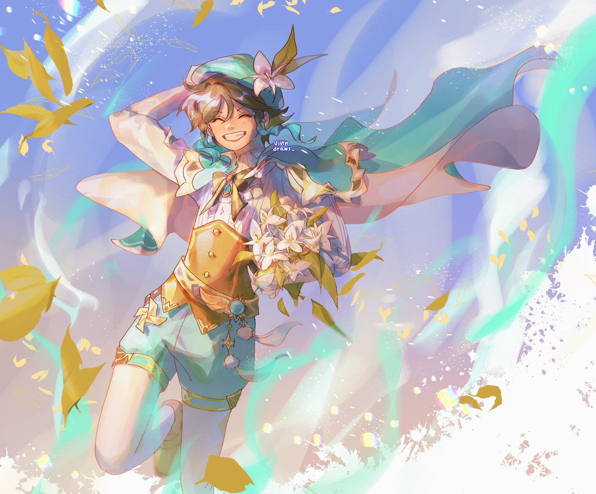 vinndraws_'s tweet photo. 🍃🍃 #venti #genshinimpact #原神 https://t.co/KCXh9UeeZa