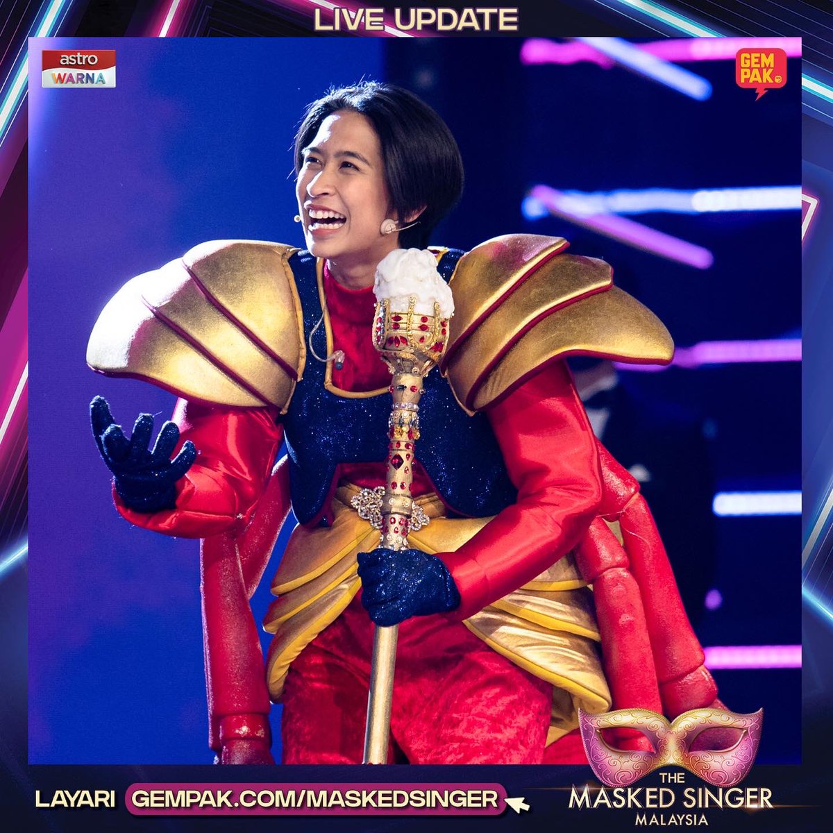 Astro_Gempak's tweet photo. #GempakLive: Ini Ratu Semut kita gais! ๐๐๐ ๐๐ป Ara Johari!
Tonton video menarik persembahan di https://t.co/UFsYmMEXGT sekarang!
.
#TheMaskedSingerMalaysia
#SiapaDiSebalikTopeng
#TheMaskedSingerMY2
#TMSM2
#TMSM
#SelongkarKasiBongkar https://t.co/E2c3fJxQFV