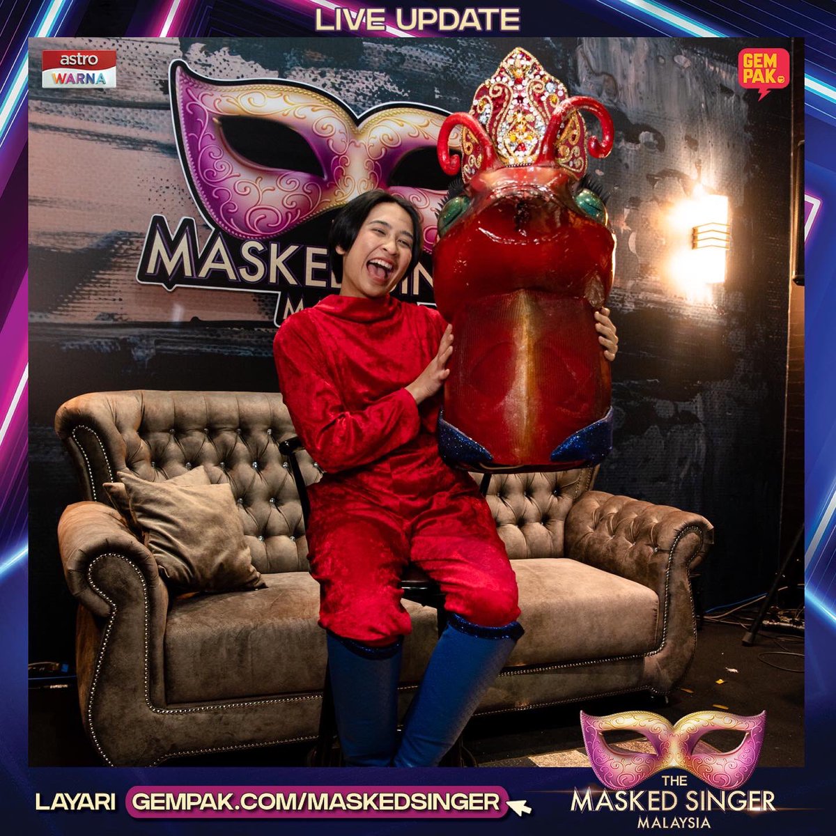 Astro_Gempak's tweet photo. #GempakLive: Ini Ratu Semut kita gais! ๐๐๐ ๐๐ป Ara Johari!
Tonton video menarik persembahan di https://t.co/UFsYmMEXGT sekarang!
.
#TheMaskedSingerMalaysia
#SiapaDiSebalikTopeng
#TheMaskedSingerMY2
#TMSM2
#TMSM
#SelongkarKasiBongkar https://t.co/E2c3fJxQFV