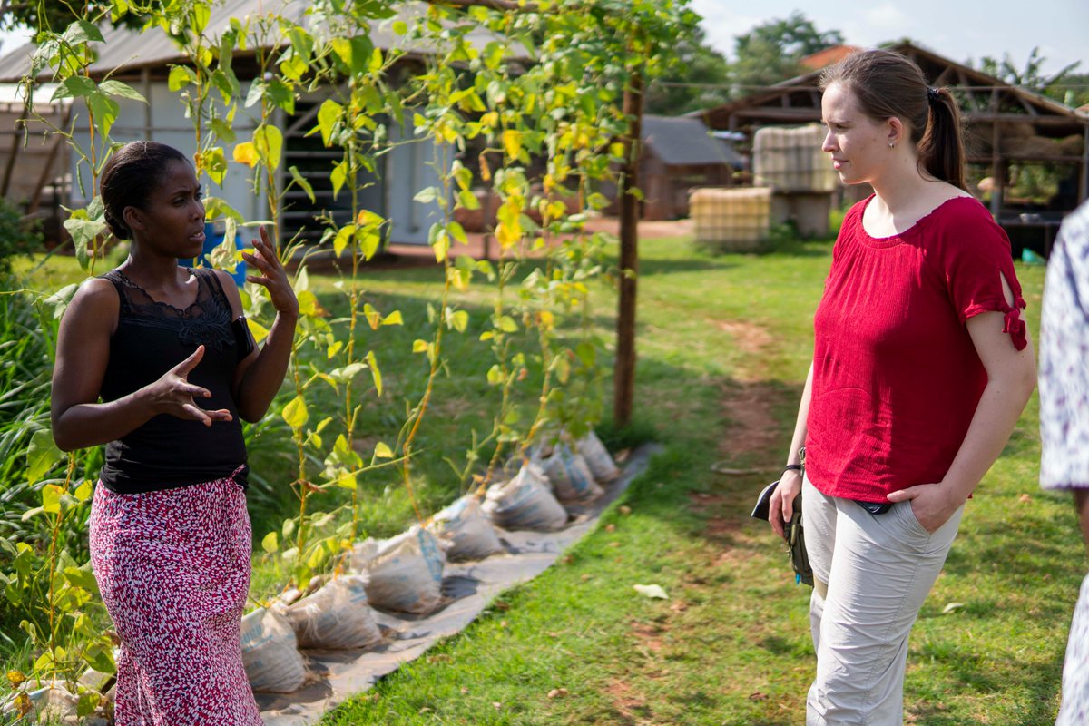 unyfa1's tweet photo. The 4th cohort of the #IYFEP, (April to July 2022) is taking shape.
Marie Reichert, IYFEP Program Manager for Kenya, is visiting Ugandan host farms and alumni as part of the advance team @SchorlemerS ahead of the start seminar slated for next week.
Farm: One Acre Unlimited Farm https://t.co/2hvsTfZiz1