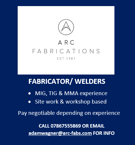 arc_lynn's tweet photo. We are hiring!!
2 Fabricator/ Welders

To apply and for more information
call 07867555869 or email adamwagner@arc-fabs.com

#kingslynn #jobs #kingslynnjobs #fabricators https://t.co/JZCqq2HYTN
