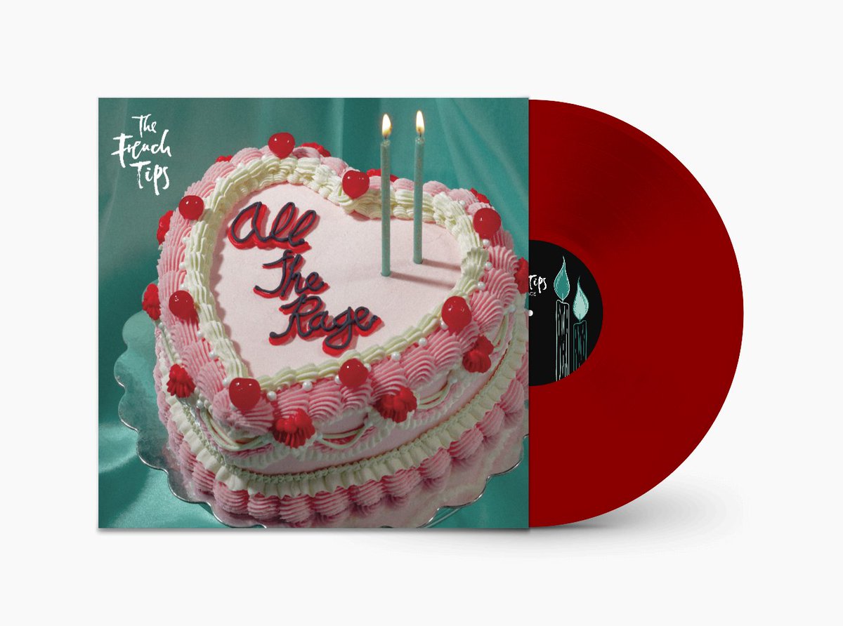 frenchtipsband's tweet photo. ALL THE RAGE ALBUM PRE-ORDERS ARE UP TODAY FOR BANDCAMP FRIDAY! No tricks! We've got some tasty, cherry red vinyl in the works and new merch! Link in bio!
#bandcampfriday #albumrelease #albumpreorder #thefrenchtips #boise #boisemusic #cake https://t.co/2zoT1sj1v1